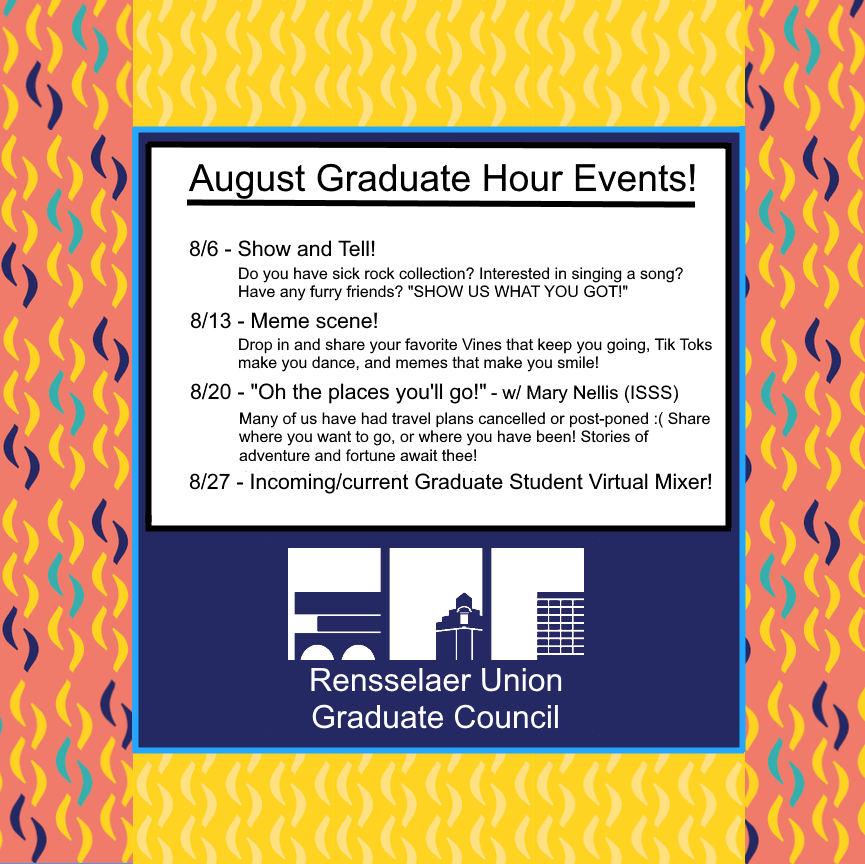 August Grad Hour Events